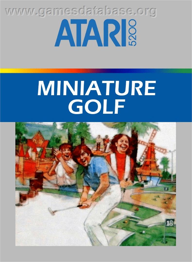 Miniature Golf - Atari 5200 - Artwork - Box