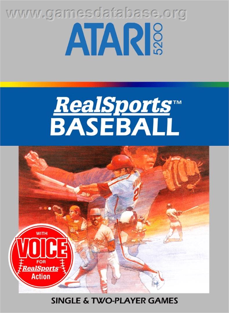 RealSports Baseball - Atari 5200 - Artwork - Box