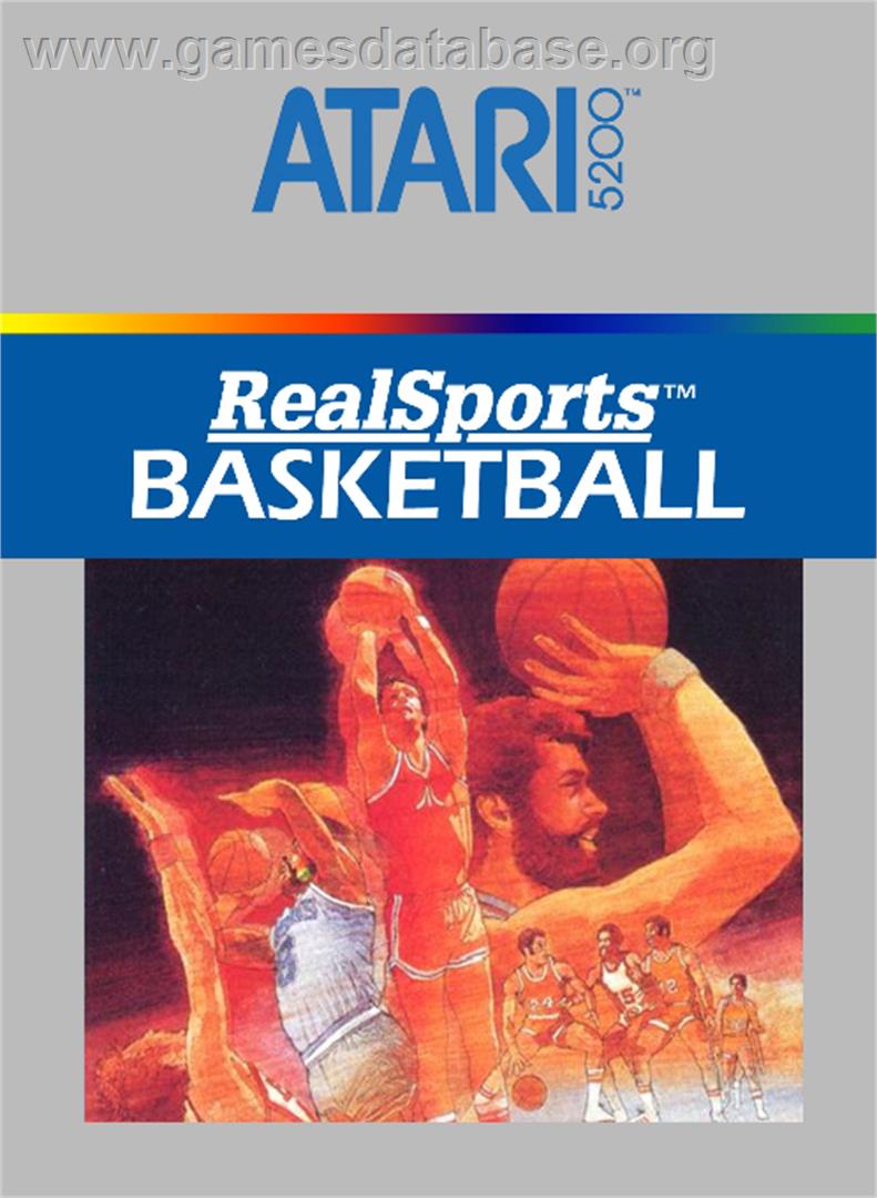 RealSports Basketball - Atari 5200 - Artwork - Box