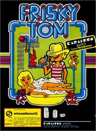 Box back cover for Frisky Tom on the Atari 5200.