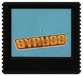 Cartridge artwork for Gyruss on the Atari 5200.