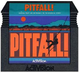 Cartridge artwork for Pitfall on the Atari 5200.