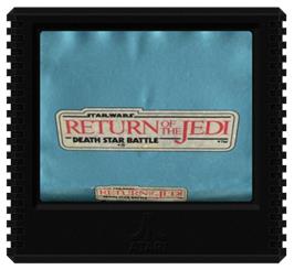Cartridge artwork for Star Wars: Return of the Jedi - Death Star Battle on the Atari 5200.