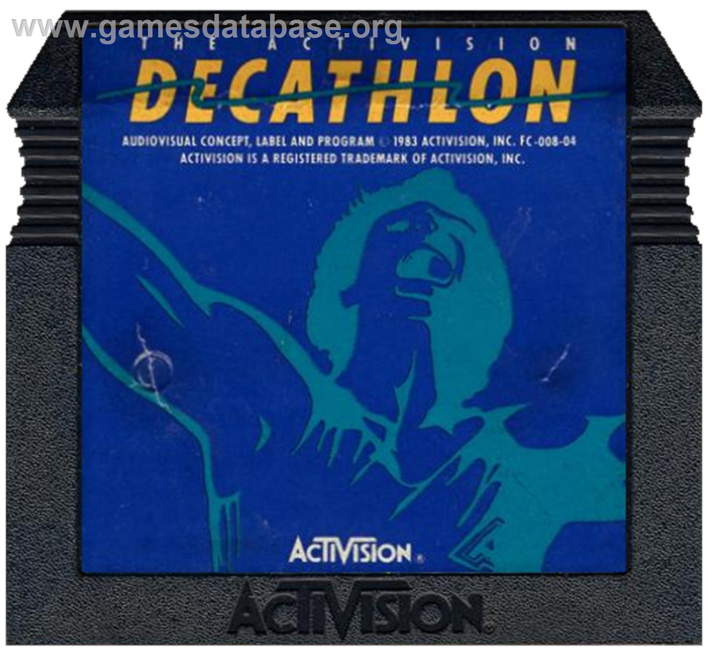Activision Decathlon - Atari 5200 - Artwork - Cartridge