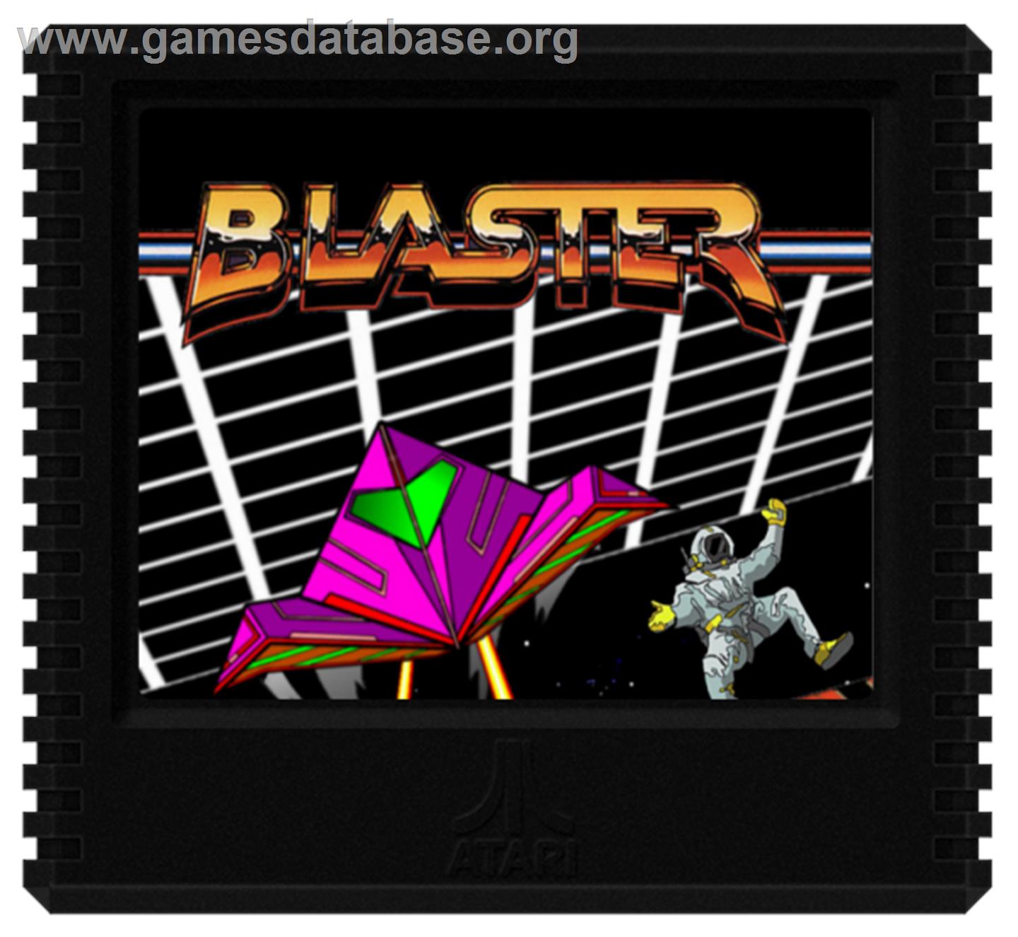 Blaster - Atari 5200 - Artwork - Cartridge