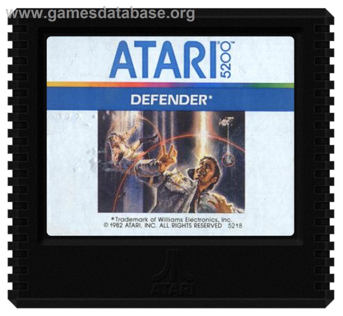 Defender - Atari 5200 - Artwork - Cartridge