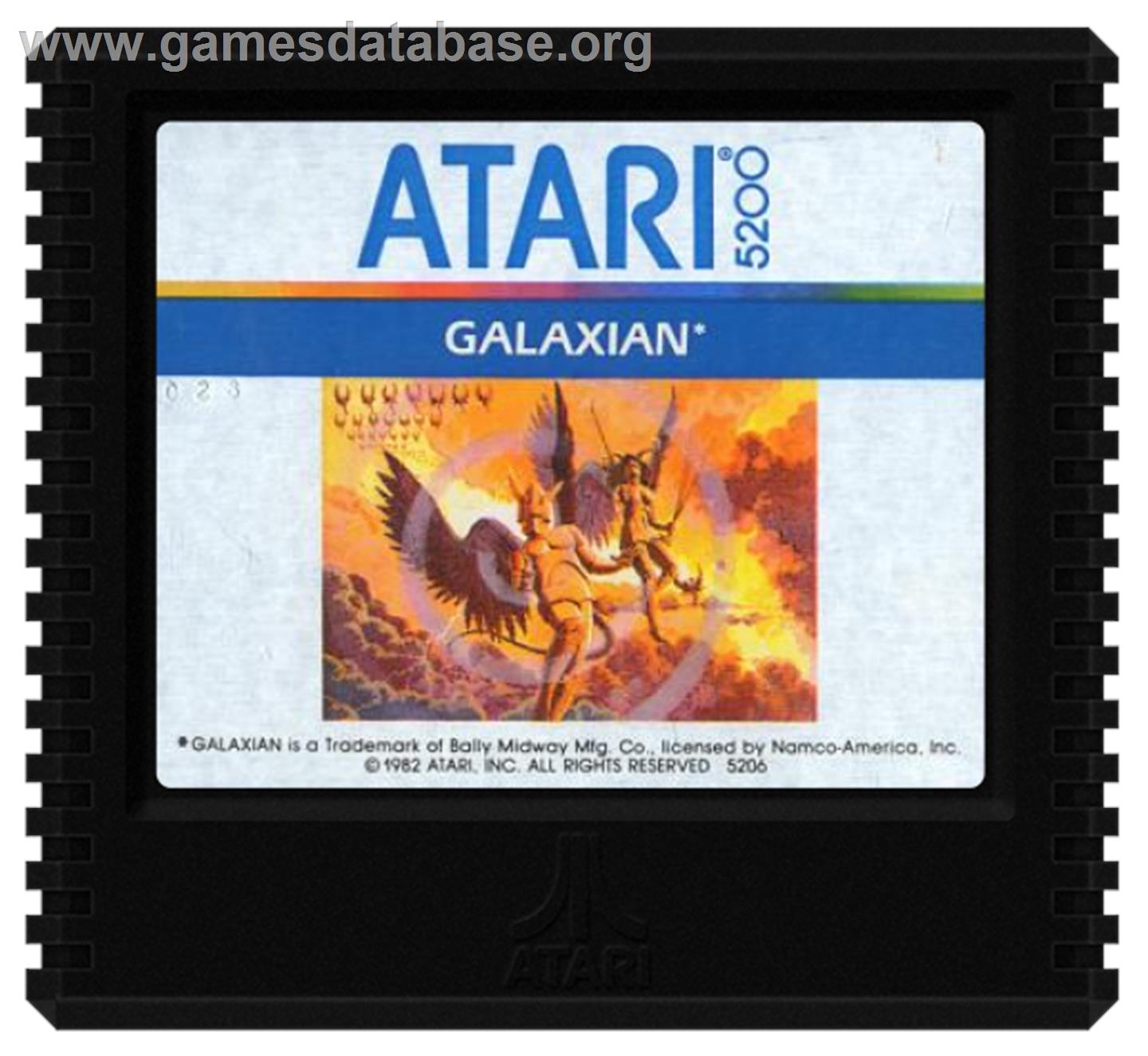 Galaxian - Atari 5200 - Artwork - Cartridge