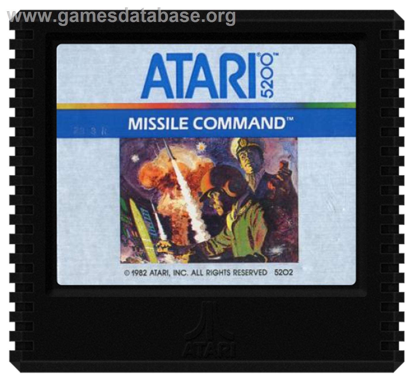 Missile Command - Atari 5200 - Artwork - Cartridge