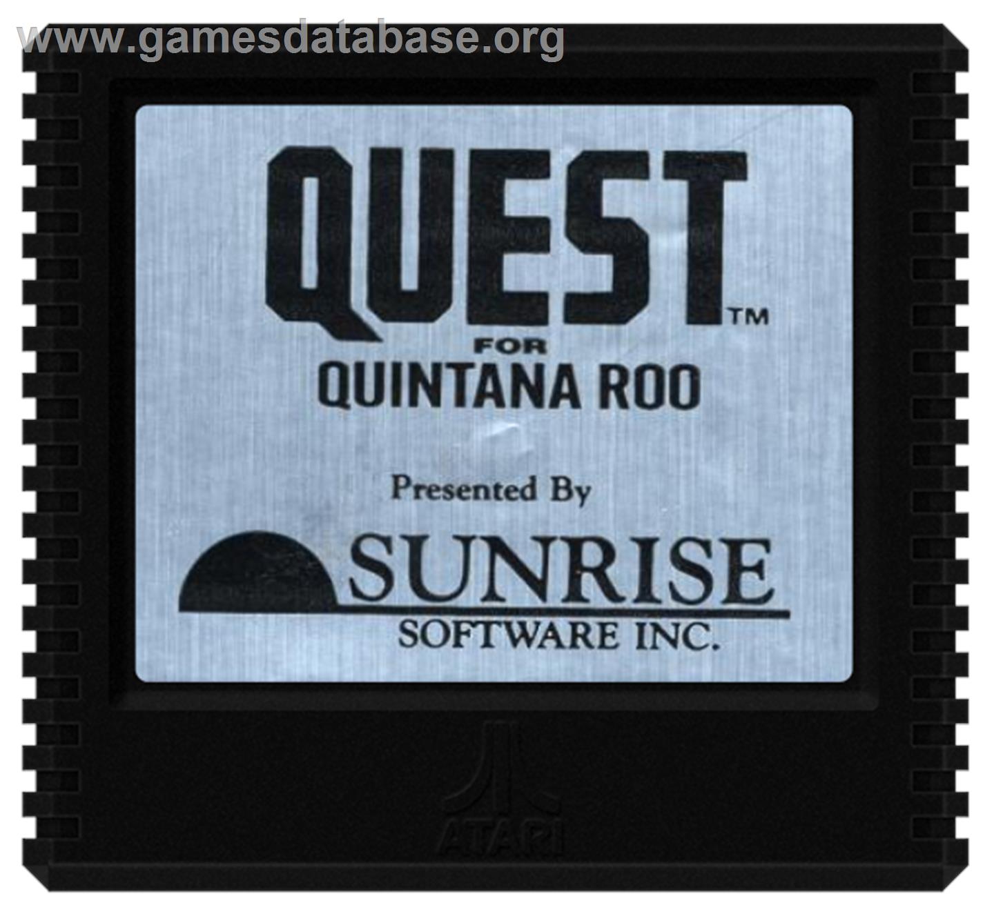 Quest for Quintana Roo - Atari 5200 - Artwork - Cartridge