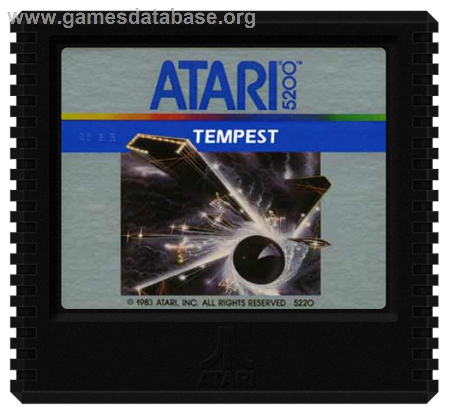 Tempest - Atari 5200 - Artwork - Cartridge