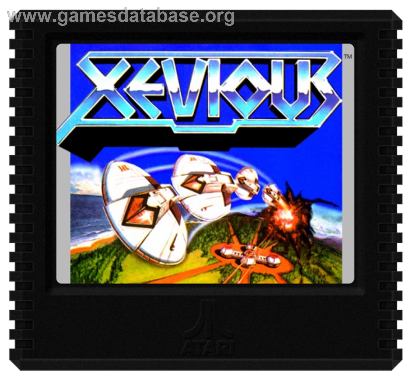 Xevious - Atari 5200 - Artwork - Cartridge
