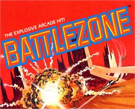 Top of cartridge artwork for Battle Zone on the Atari 5200.