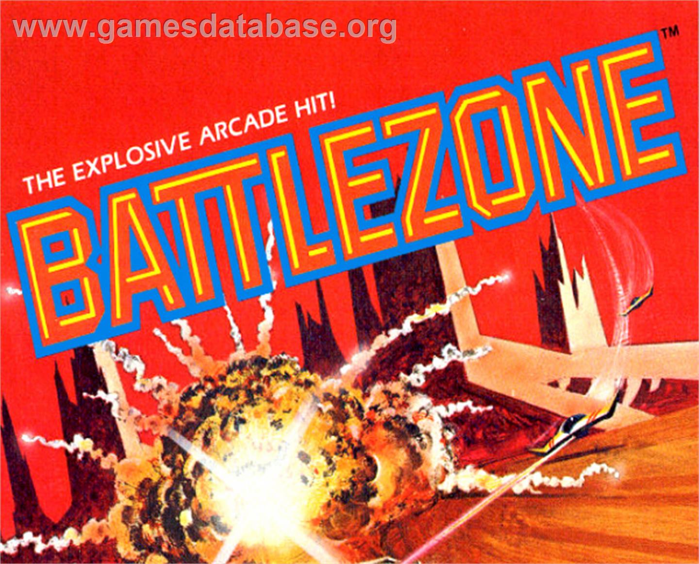 Battle Zone - Atari 5200 - Artwork - Cartridge Top
