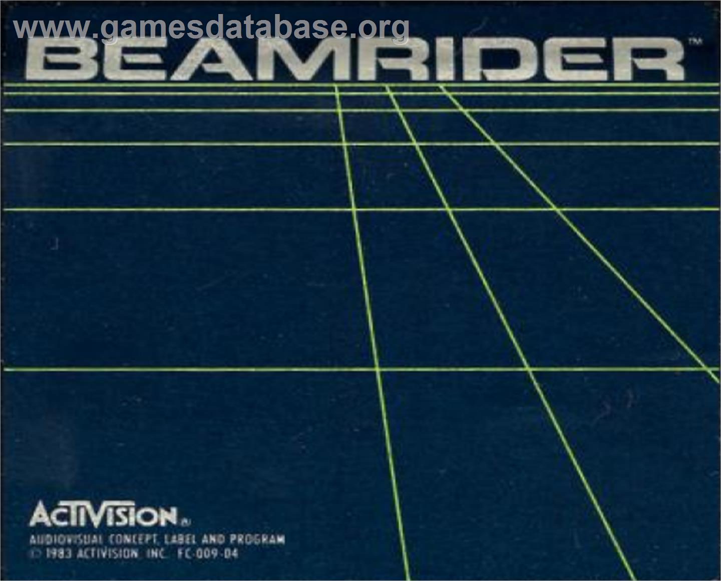 Beamrider - Atari 5200 - Artwork - Cartridge Top