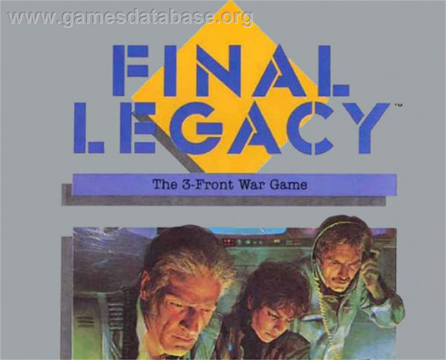 Final Legacy - Atari 5200 - Artwork - Cartridge Top