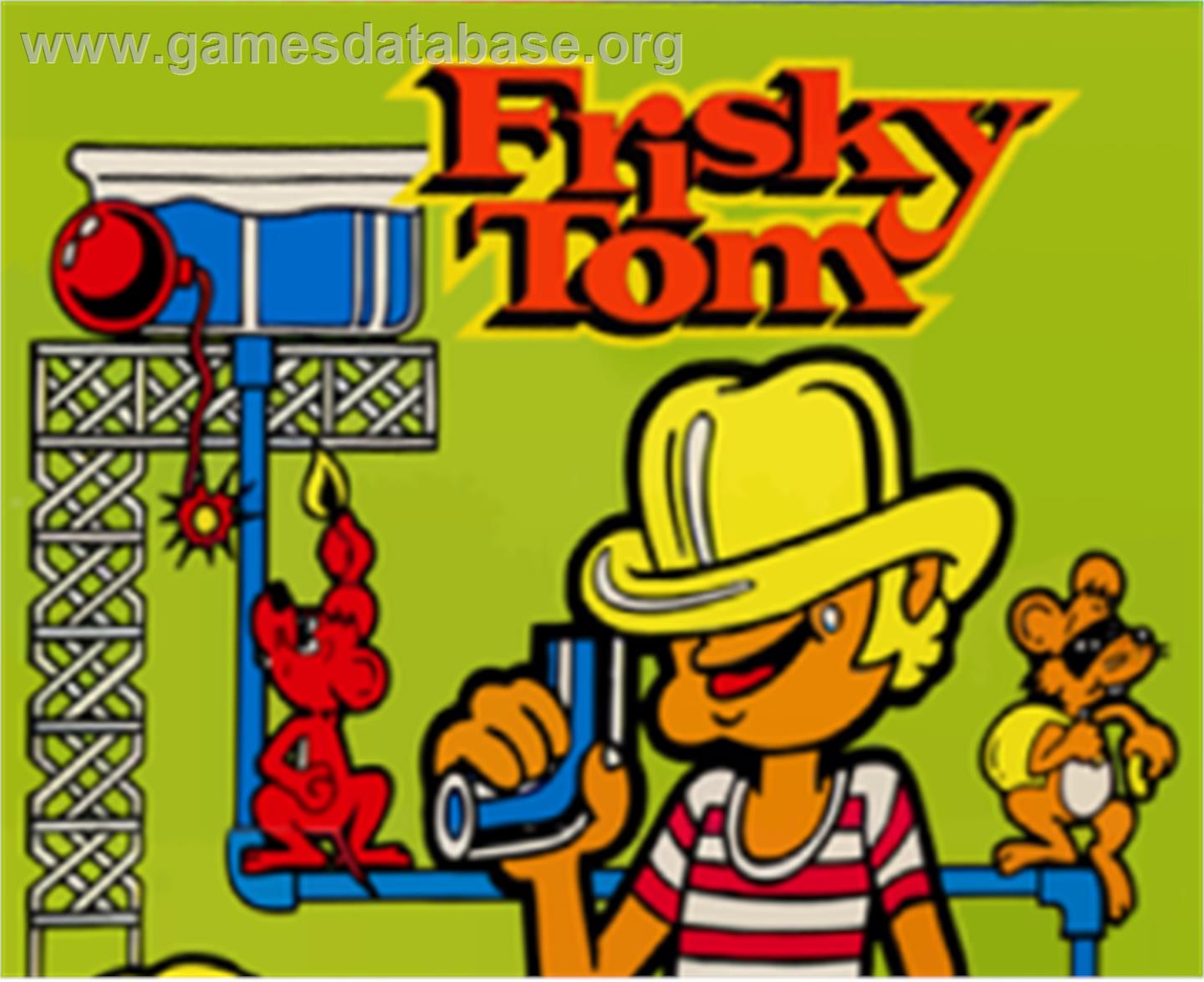 Frisky Tom - Atari 5200 - Artwork - Cartridge Top