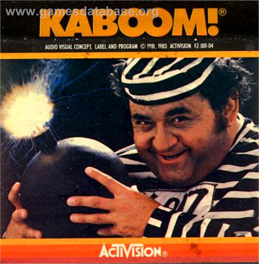 Kaboom - Atari 5200 - Artwork - Cartridge Top