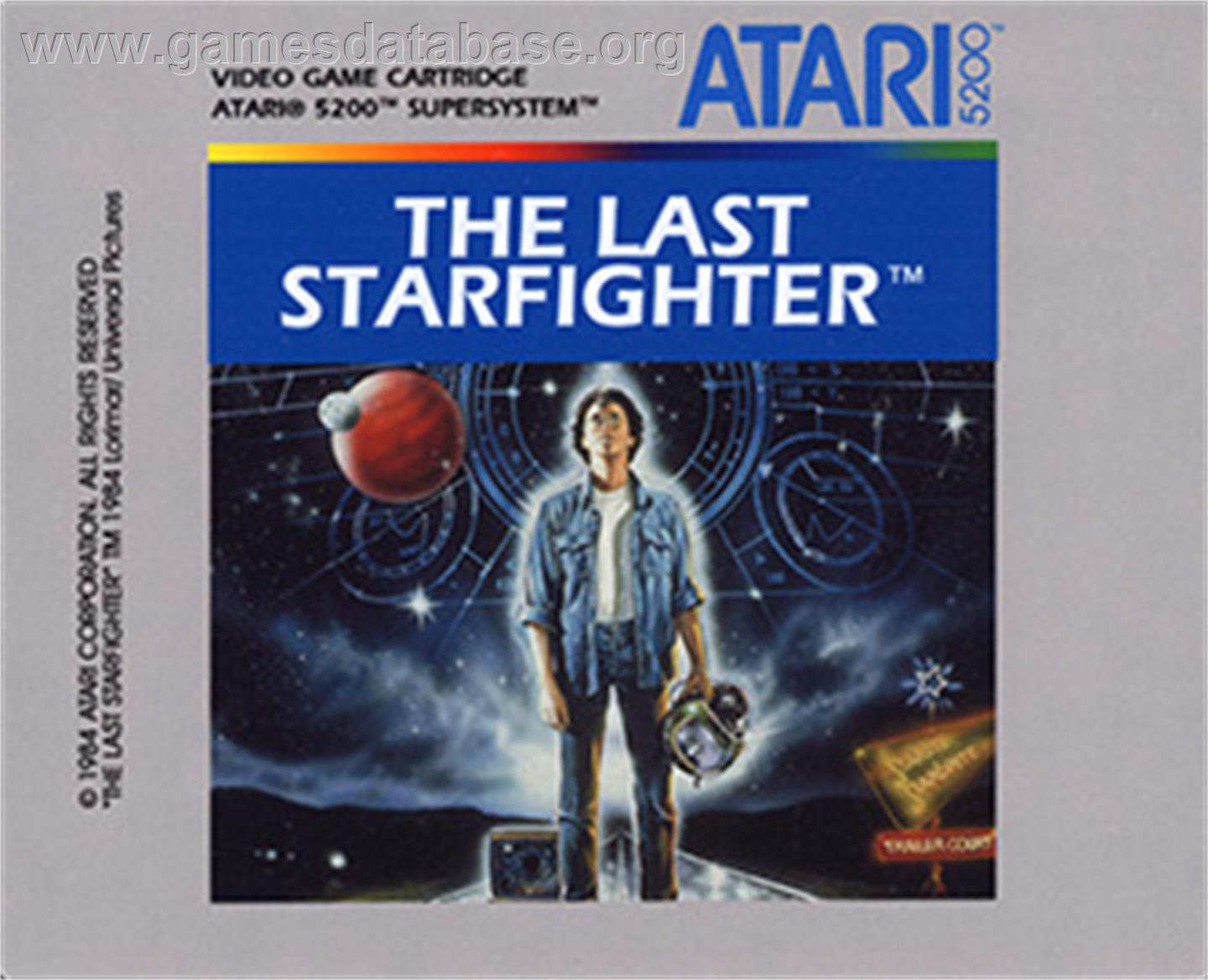 Last Starfighter - Atari 5200 - Artwork - Cartridge Top