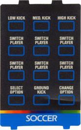Overlay for RealSports Soccer on the Atari 5200.