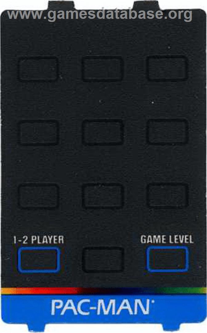 Ms. Pac-Man - Atari 5200 - Artwork - Overlay