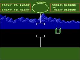In game image of Battle Zone on the Atari 5200.