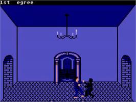 In game image of Black Belt on the Atari 5200.