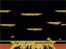 In game image of Joust on the Atari 5200.