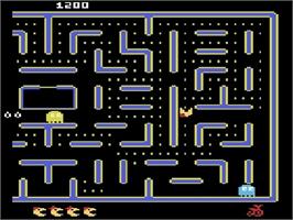 In game image of Jr. Pac-Man on the Atari 5200.