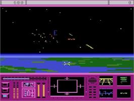 In game image of Last Starfighter on the Atari 5200.