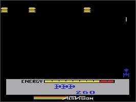 In game image of Megamania on the Atari 5200.
