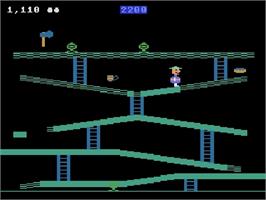 In game image of Miner 2049er on the Atari 5200.