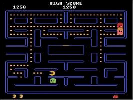 In game image of Pac-Man on the Atari 5200.