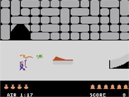 In game image of Quest for Quintana Roo on the Atari 5200.