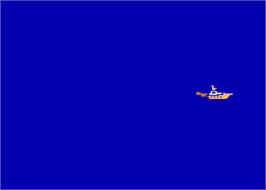 In game image of Yellow Submarine on the Atari 5200.
