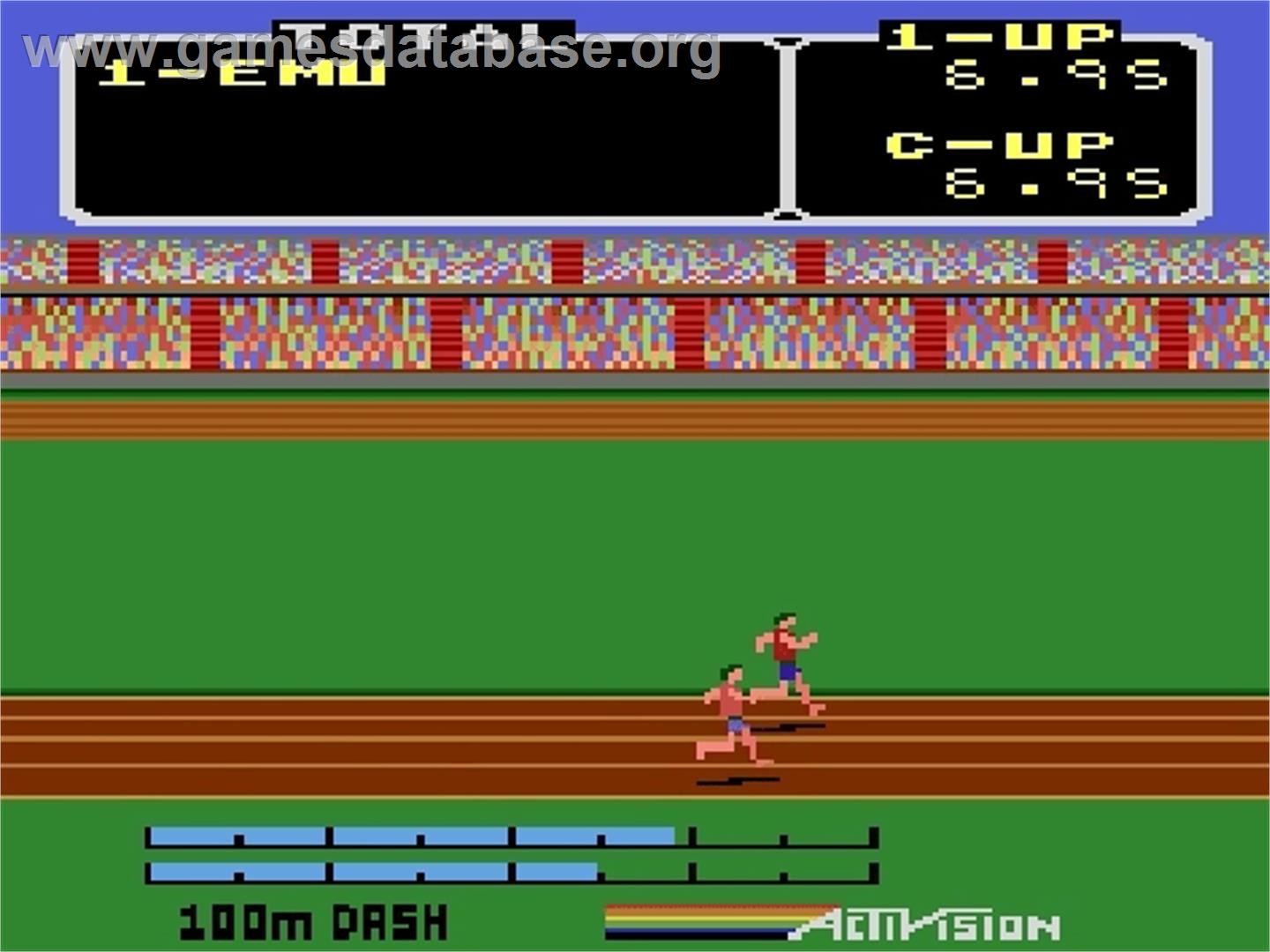 Activision Decathlon - Atari 5200 - Artwork - In Game