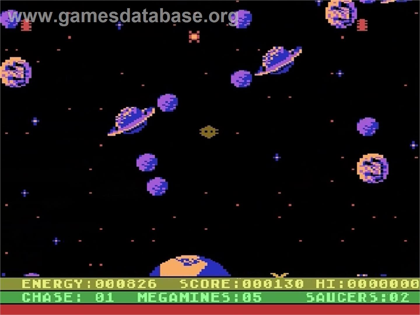 Astro Chase - Atari 5200 - Artwork - In Game