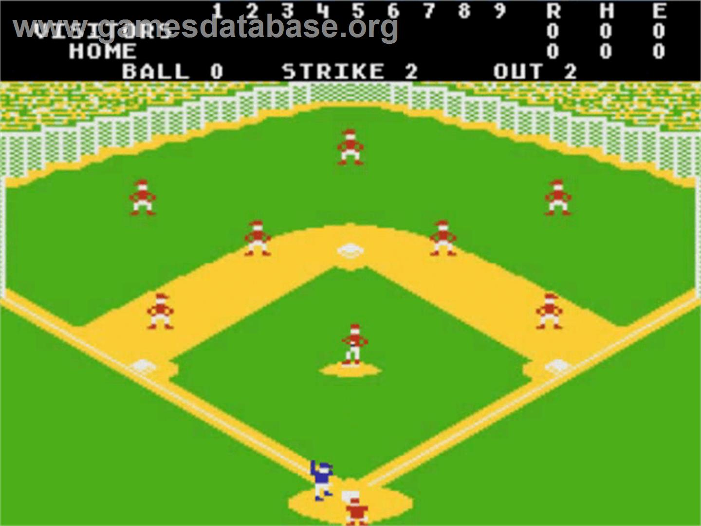 Barroom Baseball - Atari 5200 - Artwork - In Game