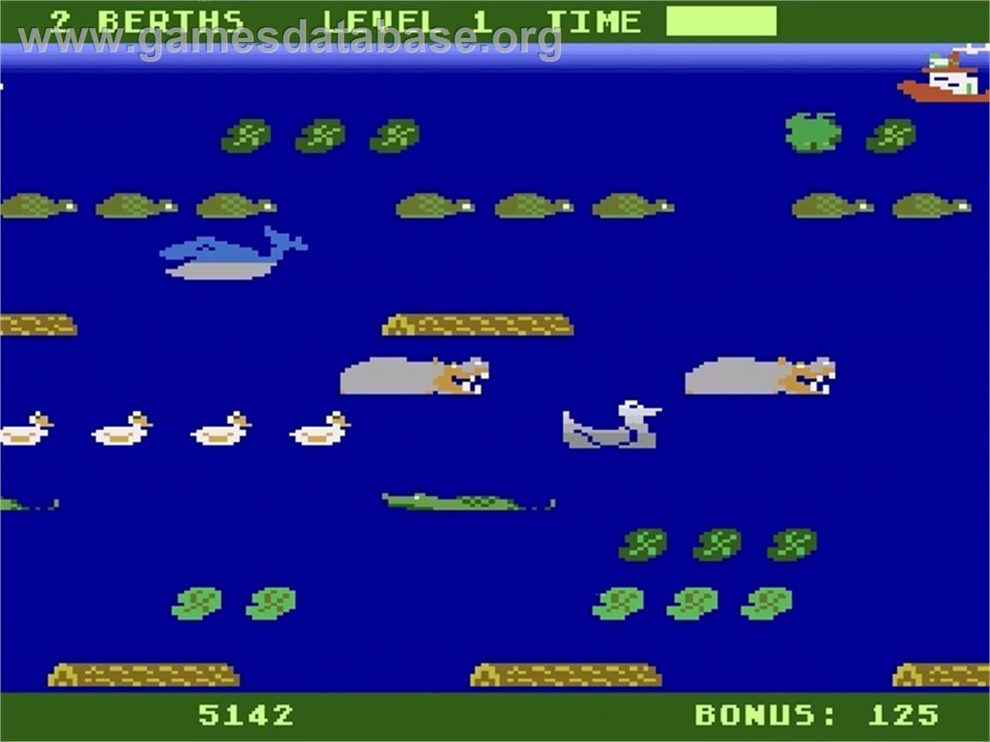 Frogger 2: Three Deep - Atari 5200 - Artwork - In Game