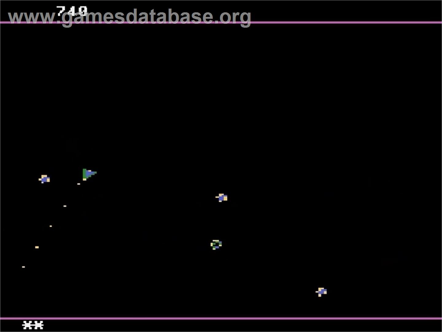 Meteorites - Atari 5200 - Artwork - In Game