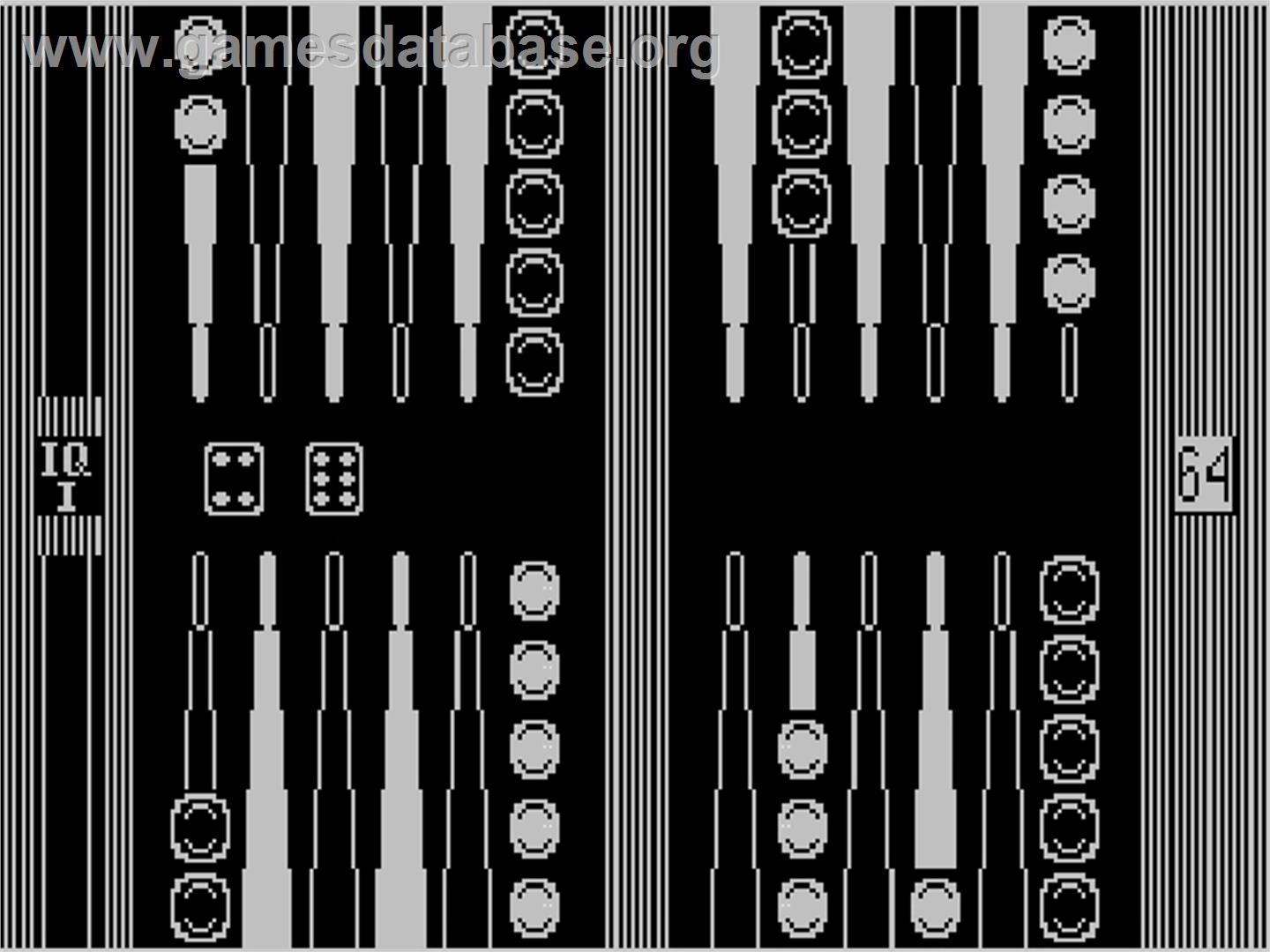 Microgammon SB - Atari 5200 - Artwork - In Game