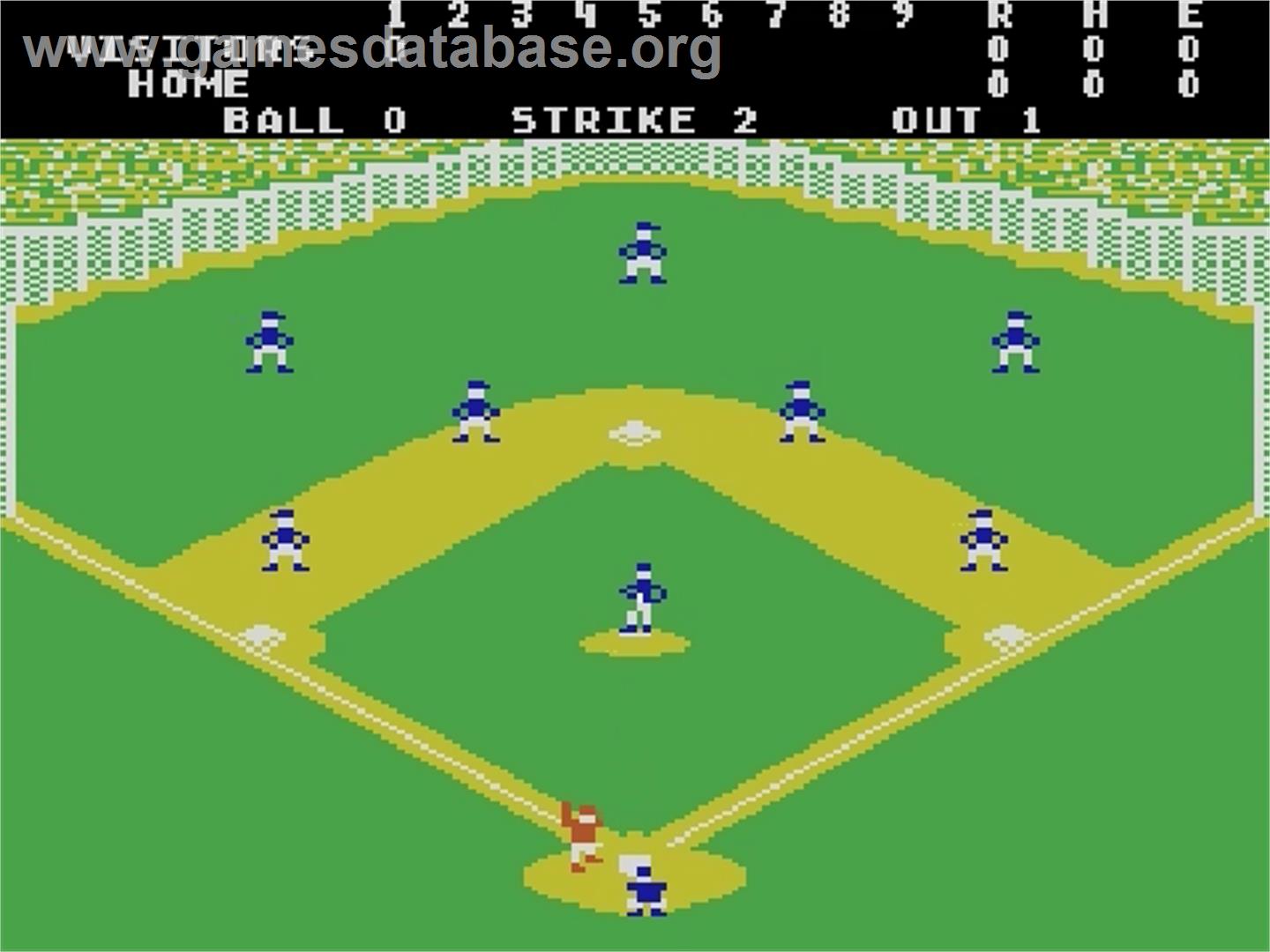 RealSports Baseball - Atari 5200 - Artwork - In Game