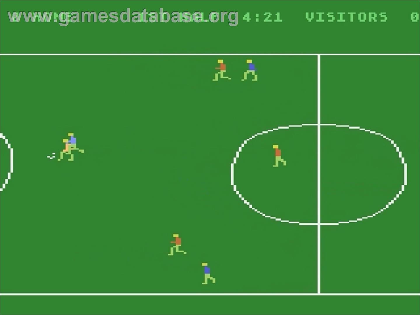 RealSports Soccer - Atari 5200 - Artwork - In Game