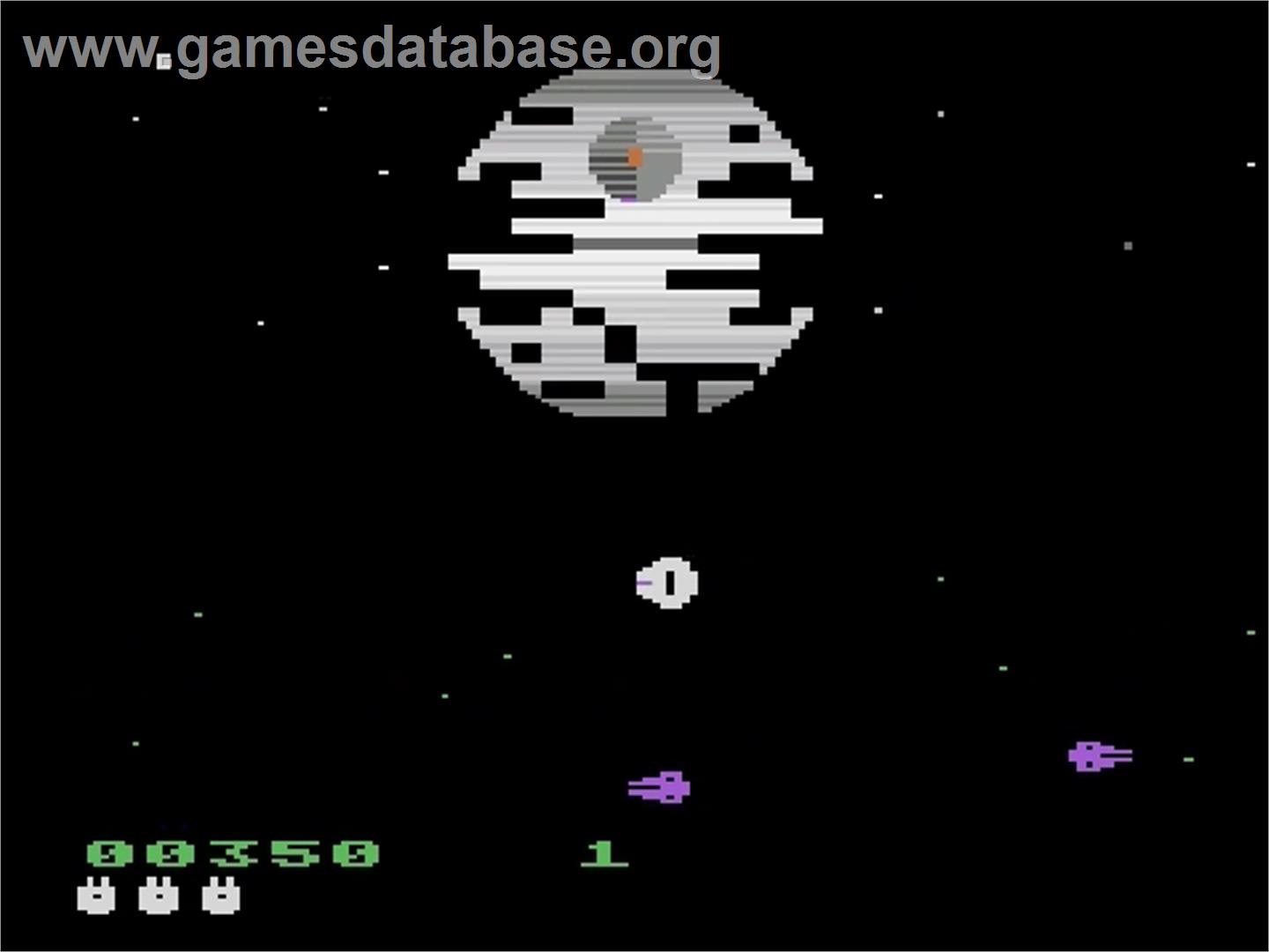 Star Wars: Return of the Jedi - Death Star Battle - Atari 5200 - Artwork - In Game