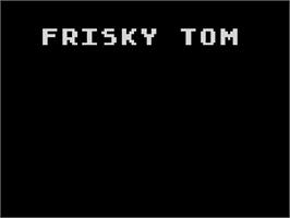Title screen of Frisky Tom on the Atari 5200.