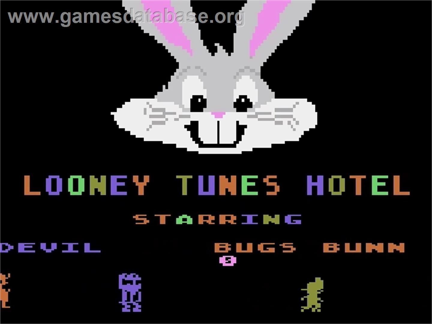 Looney Tunes Hotel - Atari 5200 - Artwork - Title Screen