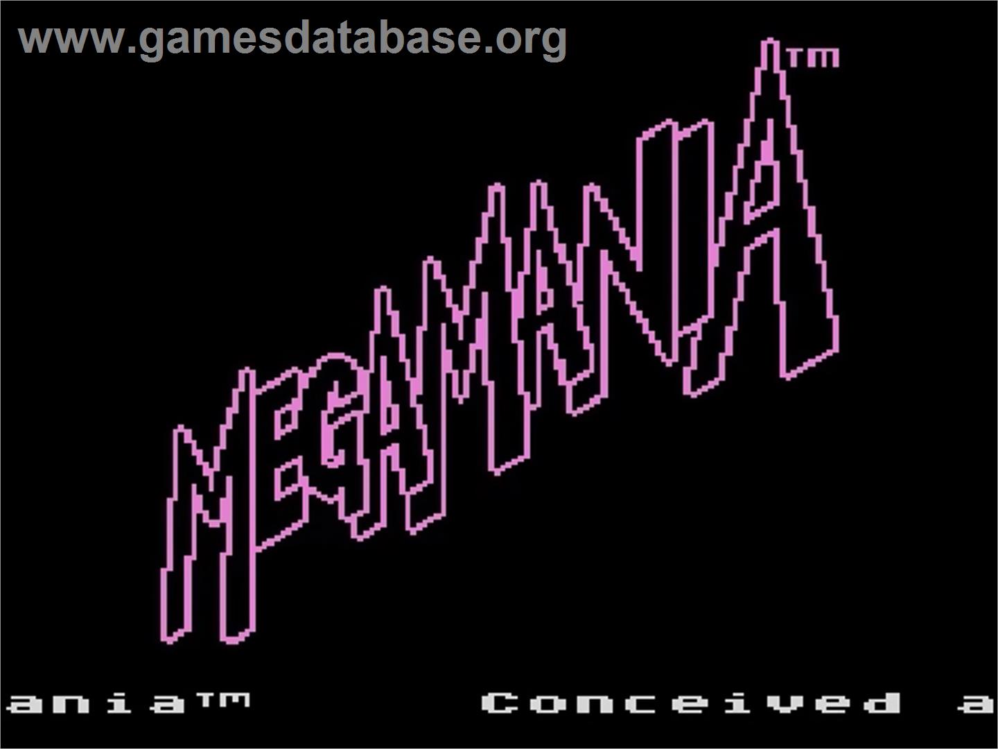 Megamania - Atari 5200 - Artwork - Title Screen