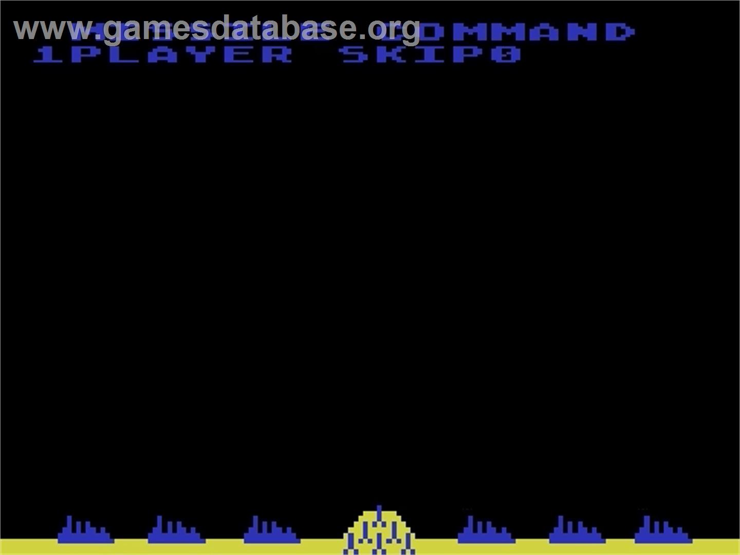 Missile Command - Atari 5200 - Artwork - Title Screen