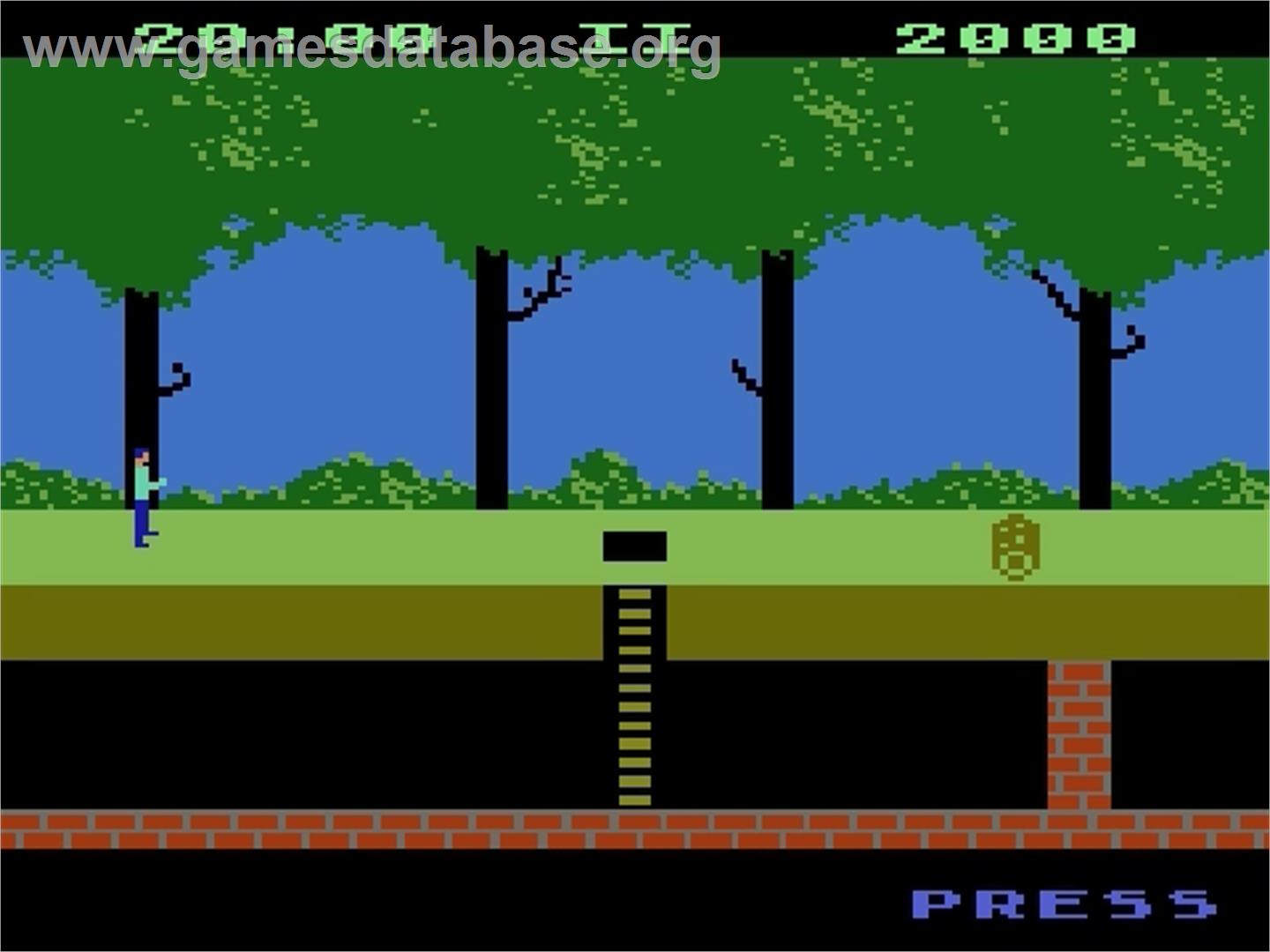 Pitfall - Atari 5200 - Artwork - Title Screen