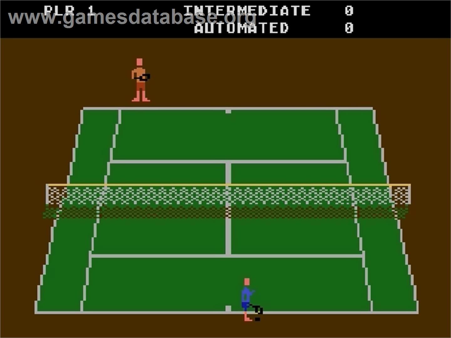 RealSports Tennis - Atari 5200 - Artwork - Title Screen