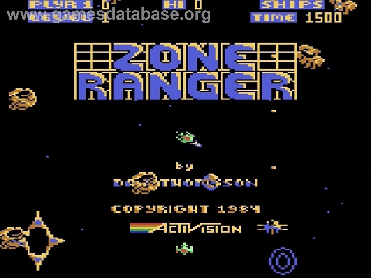 Zone Ranger - Atari 5200 - Artwork - Title Screen